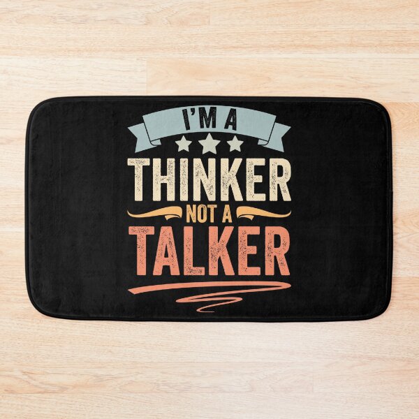 Item preview, Retro Introverted Personality I Am A Thinker Not A Talker designed and sold by Nessshirts.