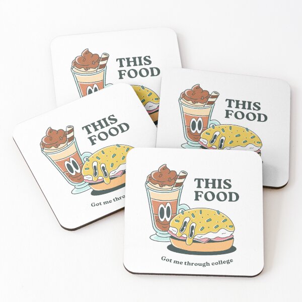 Item preview, This Food Got Me Through College designed and sold by Kai Wen Designs.