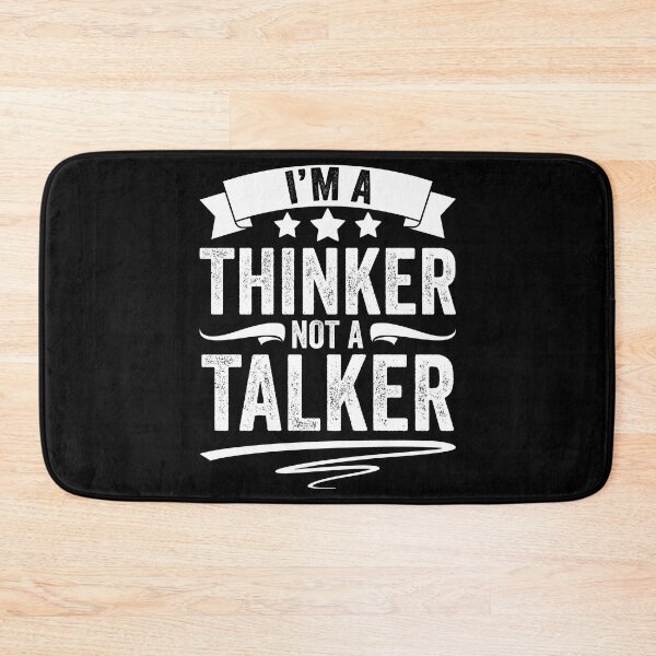 Item preview, Funny Introverted Personality I Am A Thinker Not A Talker designed and sold by Nessshirts.