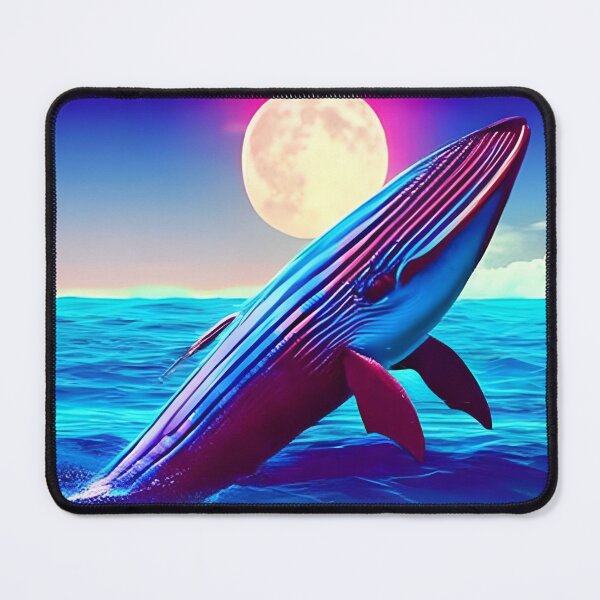 Item preview, Synthwave Whale  designed and sold by AMGstuff.