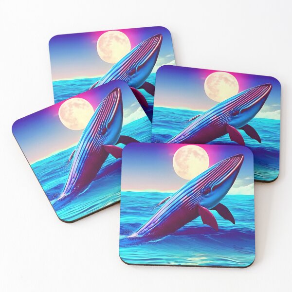 Item preview, Synthwave Whale  designed and sold by AMGstuff.