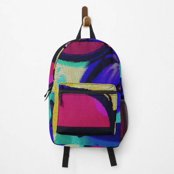 Item preview, Neon Colorful Abstract Pug 8-bit Pixel Art designed and sold by PixelDripped.