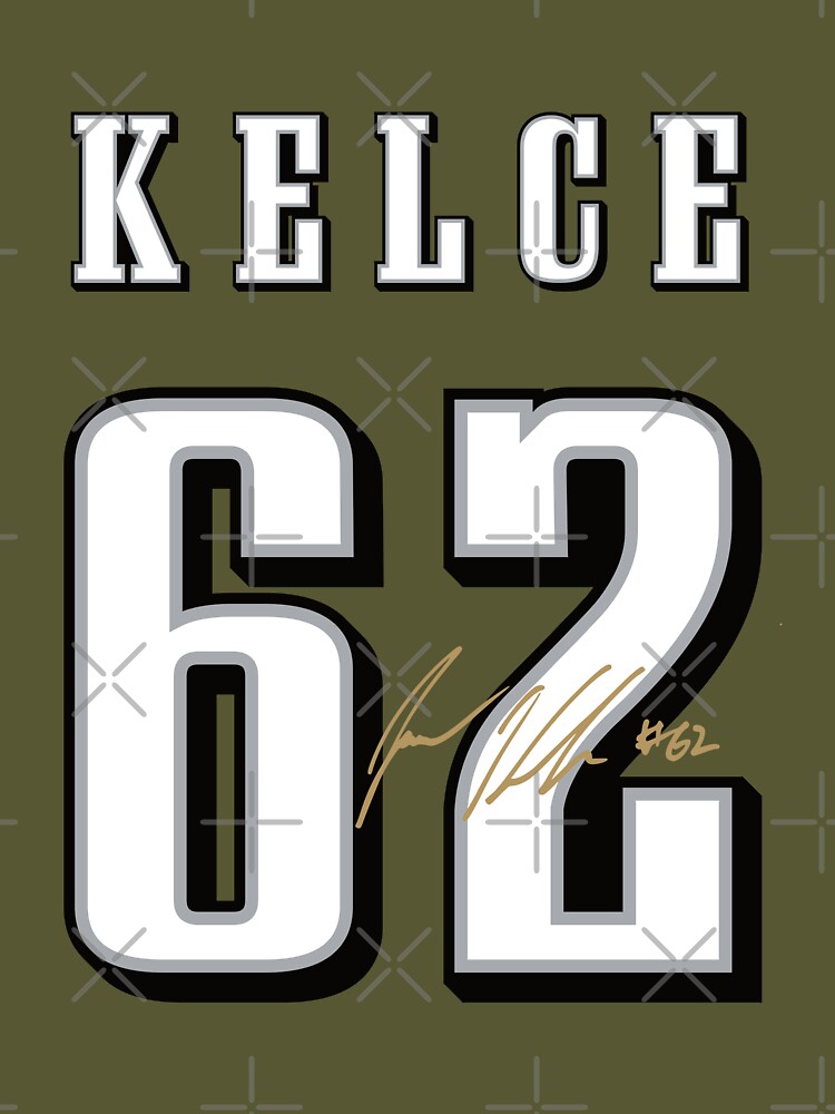 Jason Kelce 62 Eagles Poster by fezztee