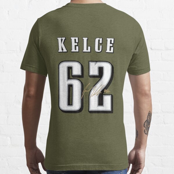 Gridiron Grip Jason Kelce #62 Philadelphia Football T-Shirt Cotton Jersey