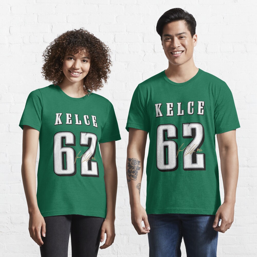 Gridiron Grip Jason Kelce #62 Philadelphia Football T-Shirt Cotton Jersey