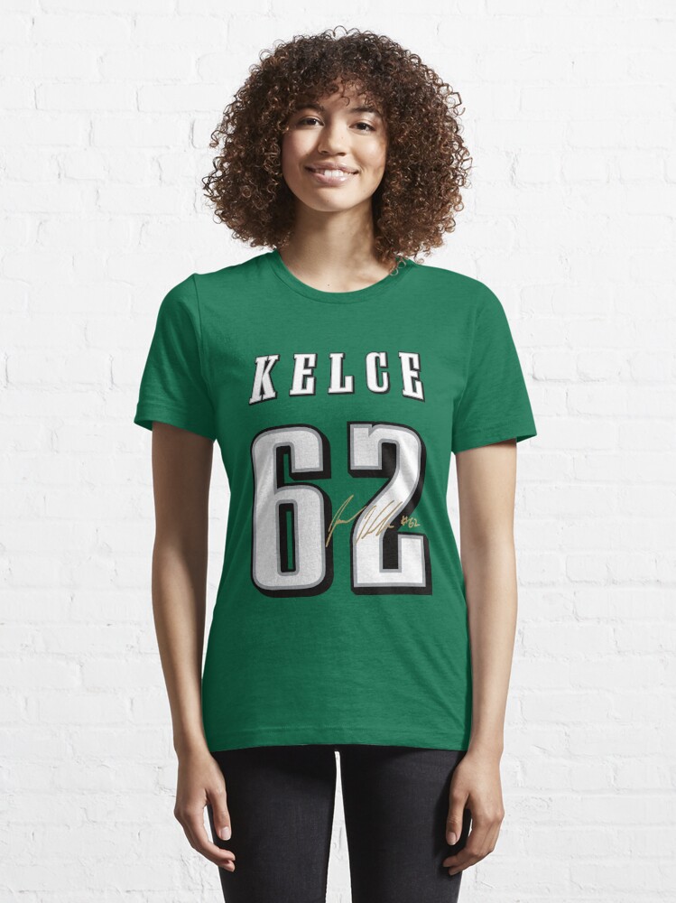 Gridiron Grip Jason Kelce #62 Philadelphia Football T-Shirt Cotton Jersey |