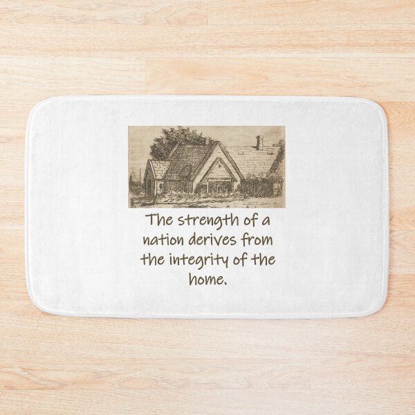 Item preview, The Strength Of A Nation - Home Quote  designed and sold by CrankyOldDude.