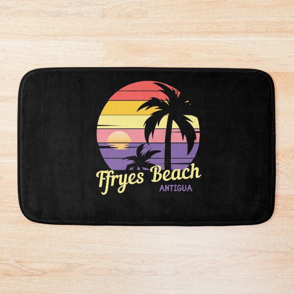 Item preview, Ffryes Beach, Antigua, Blissful Beach, Tropical Vintage Sunset, Beach Lifestyle designed and sold by Sun Sand & Sea Art.
