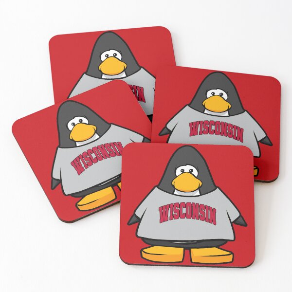 Artikelvorschau, Wisconsin-Club-Pinguin entworfen und verkauft von CollegeComfort.
