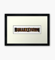 Bulletstorm logo Framed Print