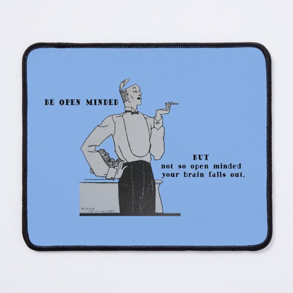 Item preview, OPEN MINDED satire definition designed and sold by CommonSenseClub.