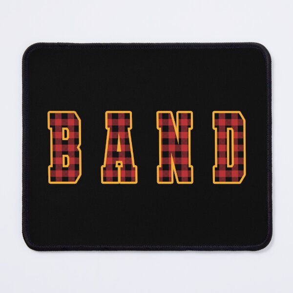 Item preview, Band written in Plaid Varsity Letters Gold designed and sold by Grepthor.