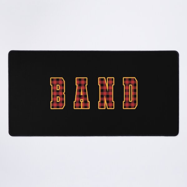 Item preview, Band written in Plaid Varsity Letters Gold designed and sold by Grepthor.