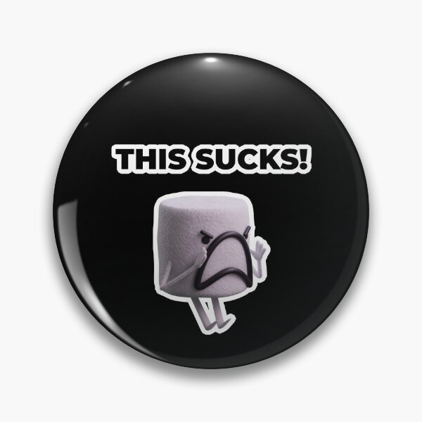 Item preview, Funny "This sucks" Angry Marshmallow designed and sold by Gravedrinker.