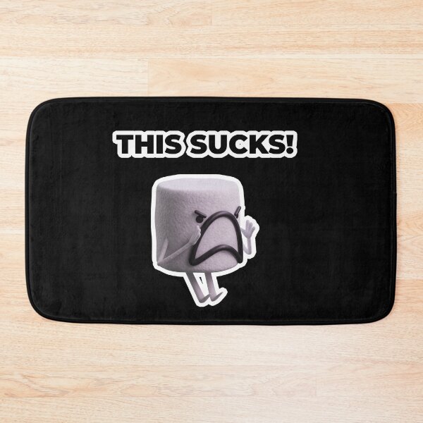 Item preview, Funny "This sucks" Angry Marshmallow designed and sold by Gravedrinker.
