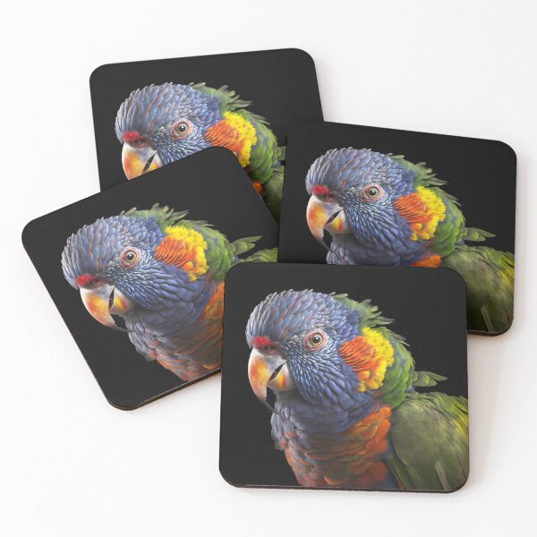 Item preview, Rainbow Lorikeet Portrait designed and sold by PharaohofSedona.