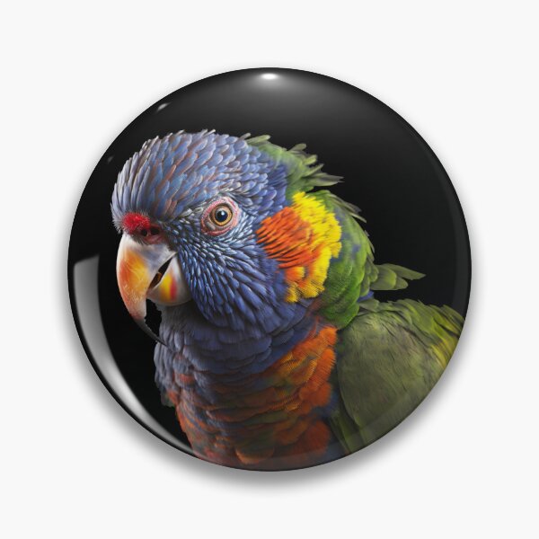 Item preview, Rainbow Lorikeet Portrait designed and sold by PharaohofSedona.
