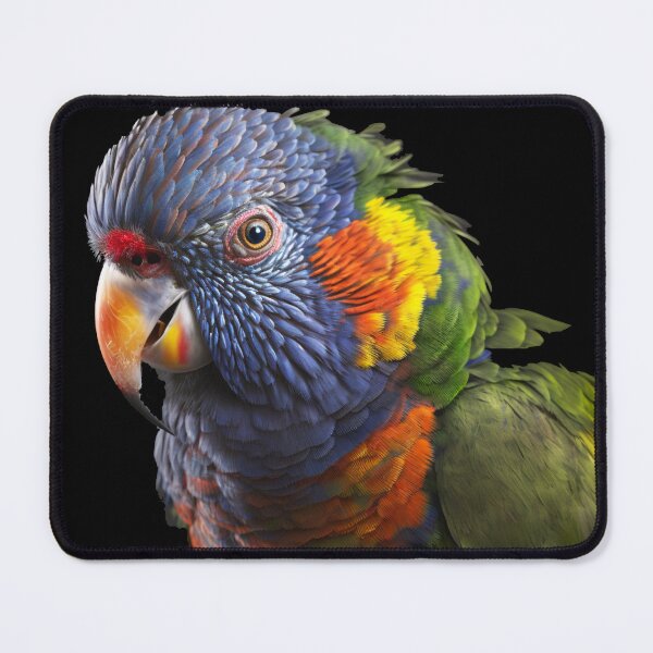 Item preview, Rainbow Lorikeet Portrait designed and sold by PharaohofSedona.