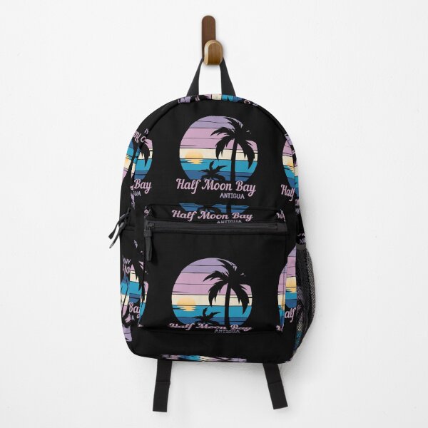 Item preview, Half Moon Bay, Antigua, Blissful Beach, Tropical Vintage Sunset, Beach Lifestyle designed and sold by Sun Sand & Sea Art.