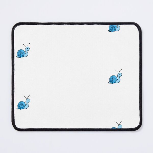 Item preview, Geometric Snail doodle - sky blue designed and sold by ECKDesign.