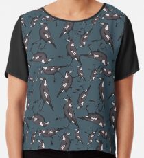 Magpies Chiffon Top