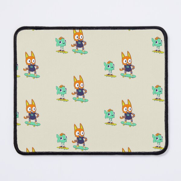 Item preview, Cat and Fish Skateboarding designed and sold by LissetteRodz.