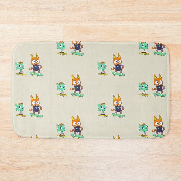 Item preview, Cat and Fish Skateboarding designed and sold by LissetteRodz.