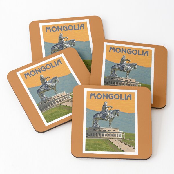 Item preview, MONGOLIA : Vintage Travel Advertising Print designed and sold by posterbobs.