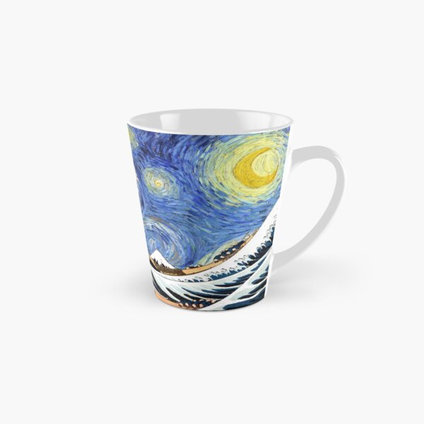Iconic Starry Night Wave of Kanagawa Tall Mug