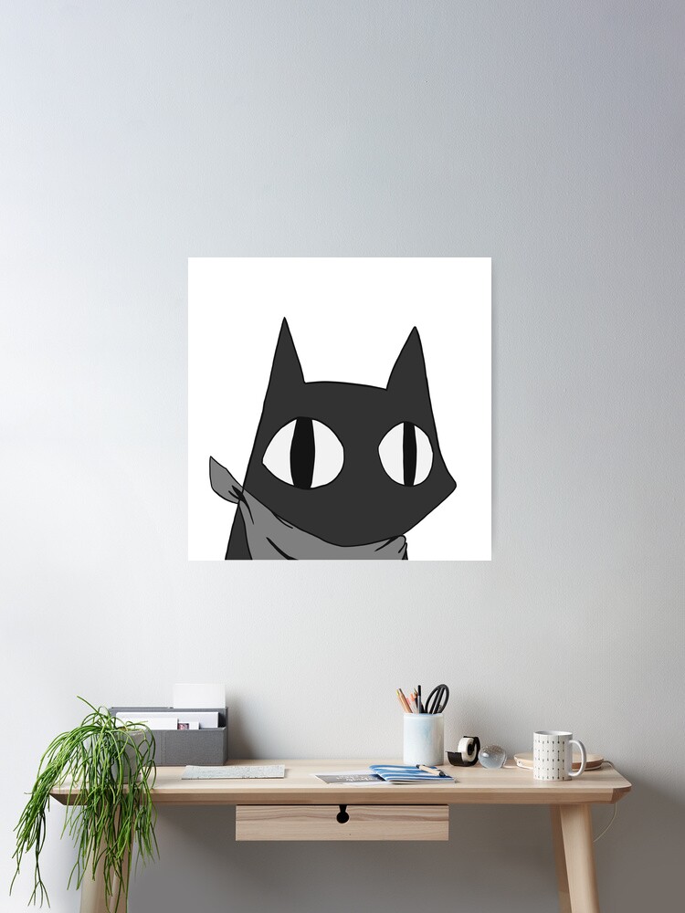 Nichijou Sakamoto Cat Shirt For Anime Lovers | Poster