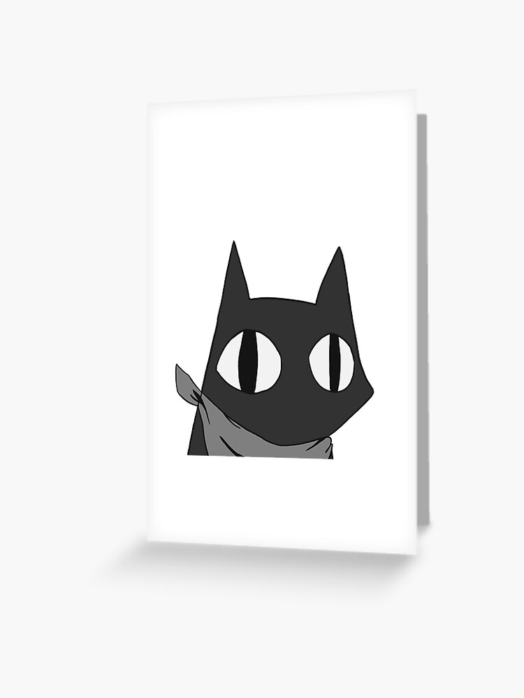 Nichijou Sakamoto Cat Shirt For Anime Lovers | Greeting Card