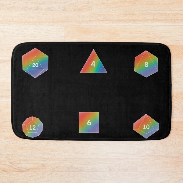 Item preview, Rainbow Dice Set designed and sold by SnugBugsGaming.