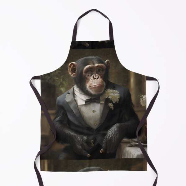 Item preview, Chimpanzee in a Wedding Tuxedo designed and sold by Chrisjeffries24.