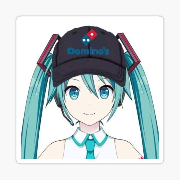 Item preview, Hatsune Miku Domino's Pizza designed and sold by pamakima.