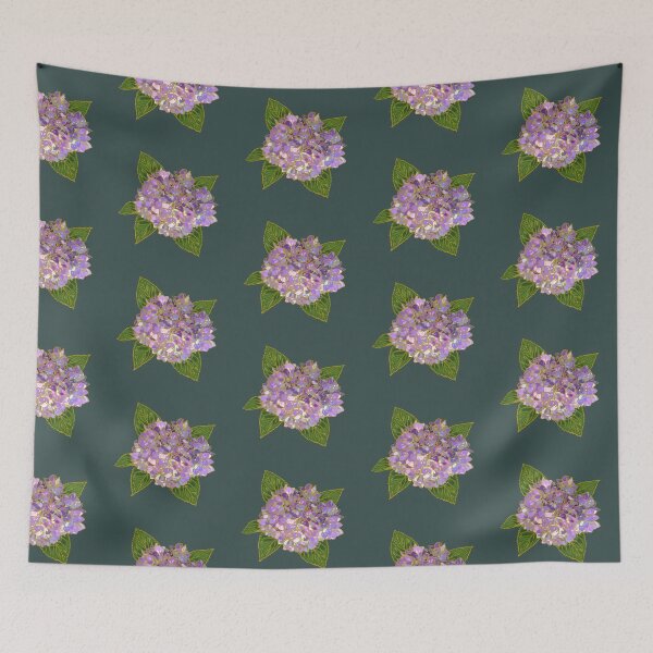 Item preview, Purple Hydrangea  designed and sold by Daisy Ring Art.