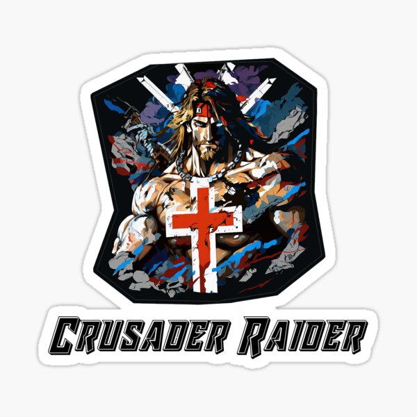 Item preview, Crusader Raider - Defender of the Earth Realm  designed and sold by CleverCulture.