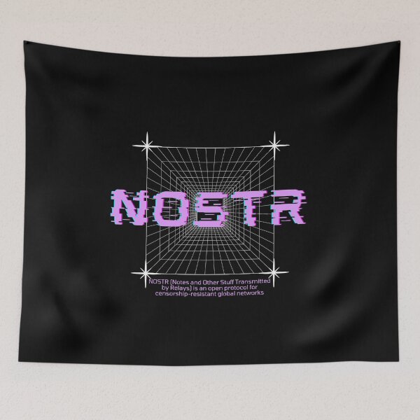 Item preview, NOSTR Notes and Other Stuff Transmitted by Relays designed and sold by Brasilia.