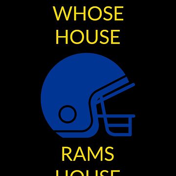 GO RAMS GO Helmet and Team Colors Los Angeles Rams Sticker for Sale by  LAKERSIN5