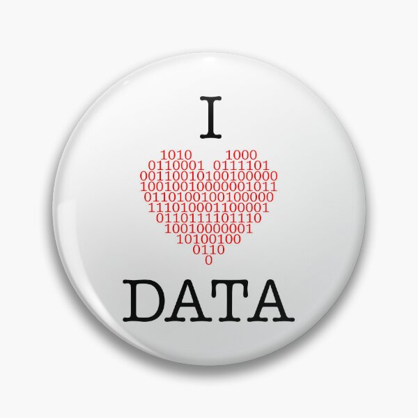 Item preview, I Love Data designed and sold by PrairieGrouse.