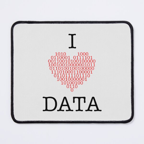 Item preview, I Love Data designed and sold by PrairieGrouse.