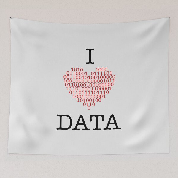 Item preview, I Love Data designed and sold by PrairieGrouse.