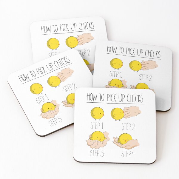 Item preview, How To Pick Up Chicks - chicken lover gifts designed and sold by Elise-Chapman.