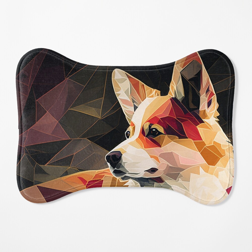 Corgi Dog Original Art Decorative Pillow, Abstract Throw Pillow Cover, –  georgemillerart