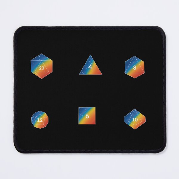 Item preview, Sunrise Dice Set designed and sold by SnugBugsGaming.
