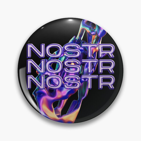 Item preview, NOSTR NOSTR NOSTR Multicolored fluid graphic and Typography designed and sold by Brasilia.