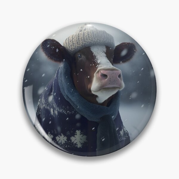 Item preview, Cow in the Winter Snow designed and sold by Chrisjeffries24.
