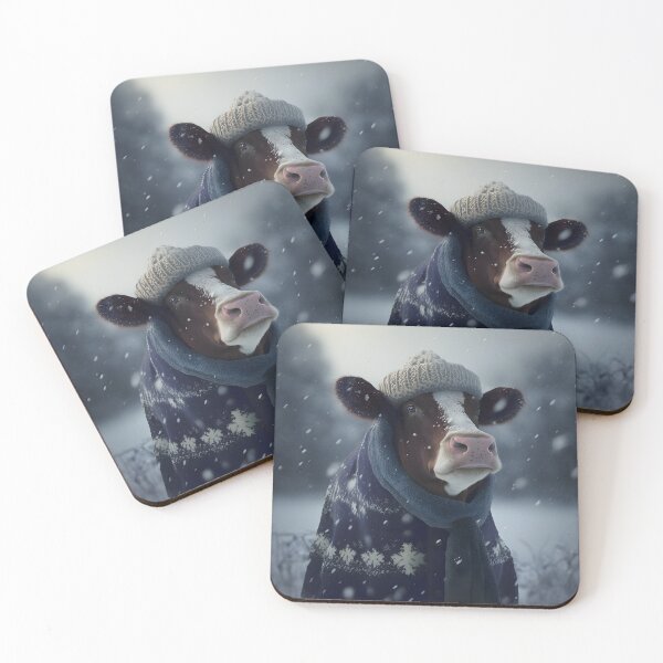 Item preview, Cow in the Winter Snow designed and sold by Chrisjeffries24.