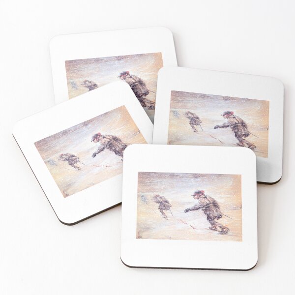 Item preview, John Bauer  Laplanders in snowstorm designed and sold by TeeARTHY.