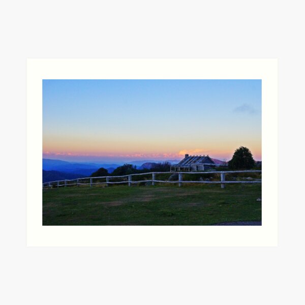 Sunset @ Craig's Hut Art Print