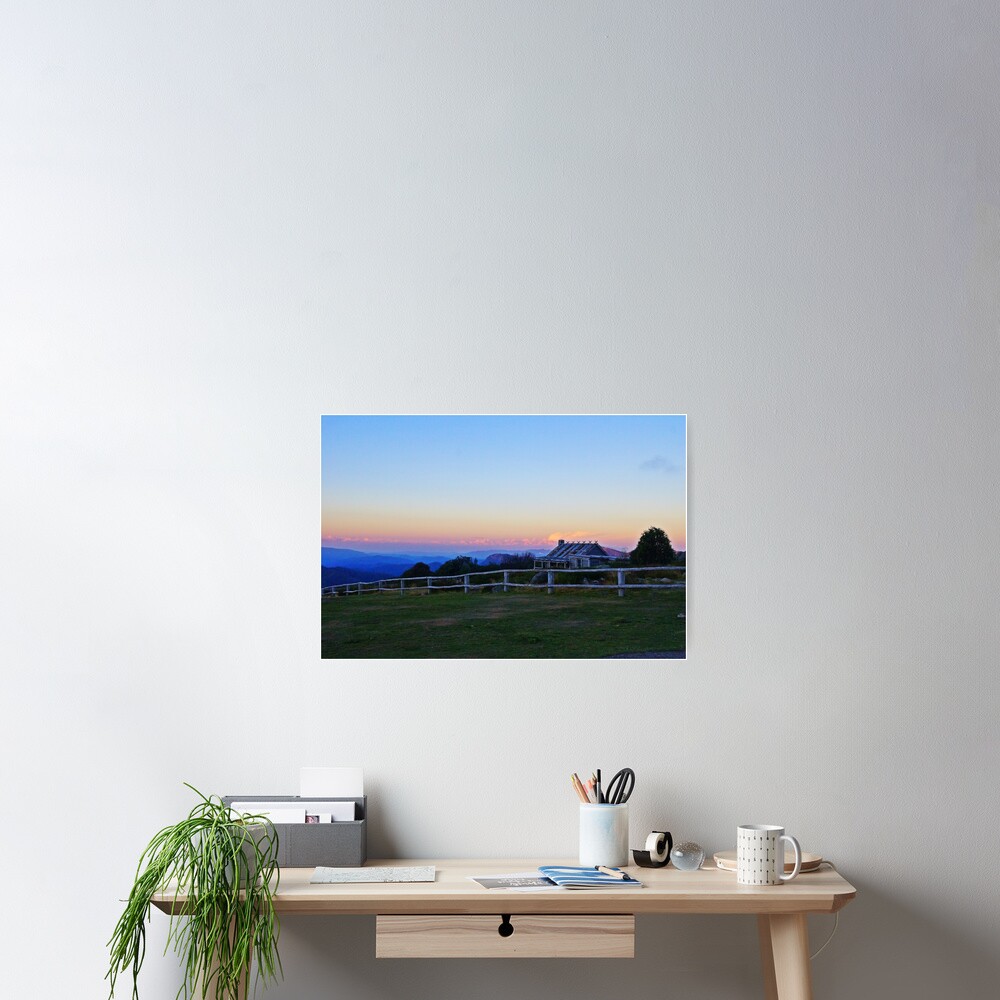 Sunset @ Craig's Hut Poster